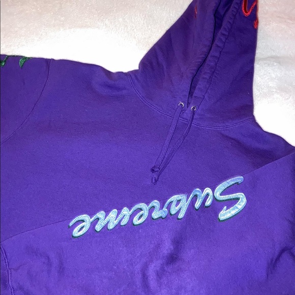 Supreme multi logo hooded sweatshirt - Picture 5 of 5